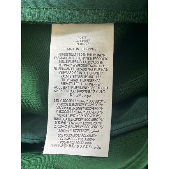 NWT Women's Boden Kelly Green Wide Leg Thick Material Dress Pants Slacks Sz 14P - Picture 5 of 6